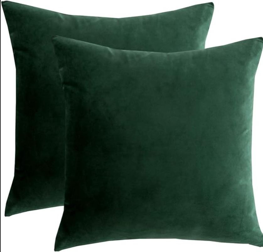 Set of 2 Throw pillow cases/Covers-18x18/45x45cm Suitable for living room couch or bedroom 18x18inch/45x45cm