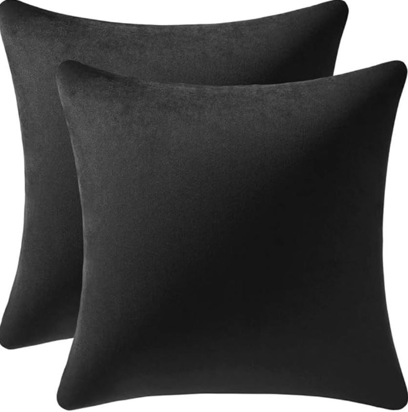 Set of 2 Throw pillow cases/Covers-18x18/45x45cm Suitable for living room couch or bedroom 18x18inch/45x45cm