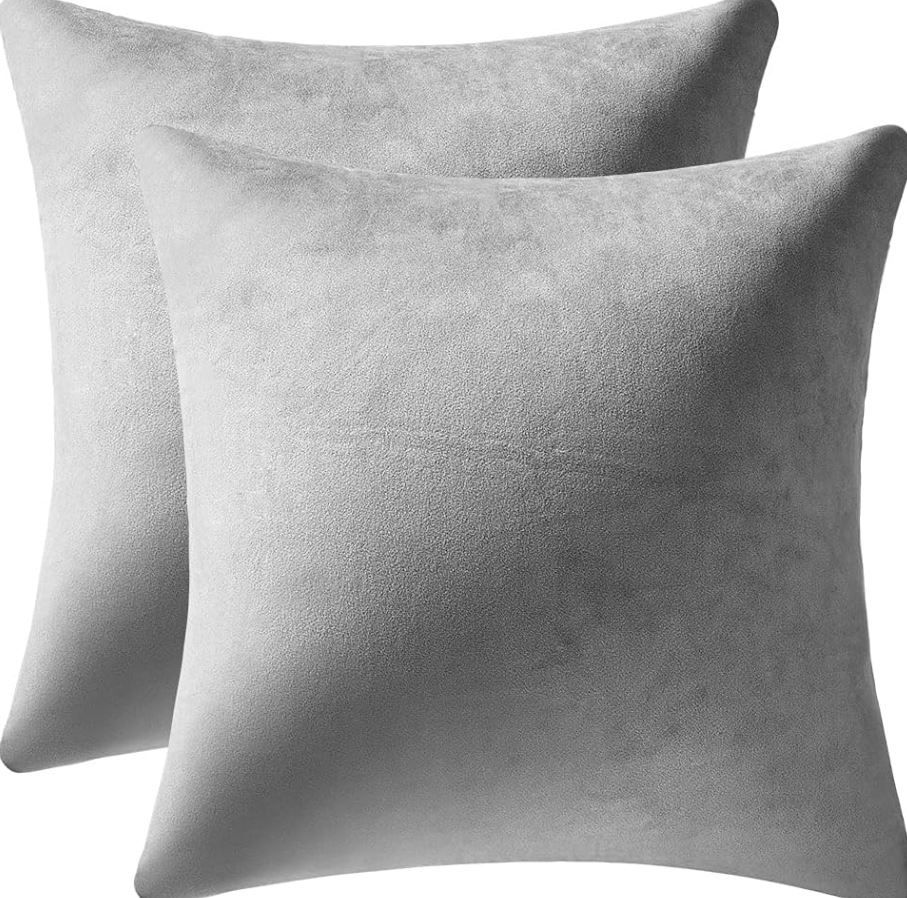 Set of 2 Throw pillow cases/Covers-18x18/45x45cm Suitable for living room couch or bedroom 18x18inch/45x45cm
