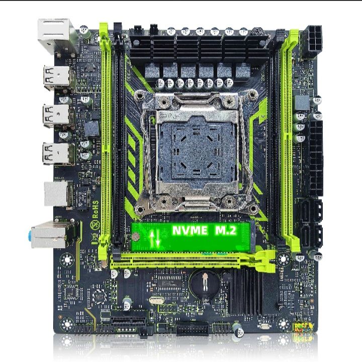 X99-8D4 ZSUS Motherboard Set Kit With Intel LGA2011-3 Xeon E5 2650 V4 CPU DDR4 16GB (1*16GB) 2133MHZ RAM Memory NVME M.2 SATA