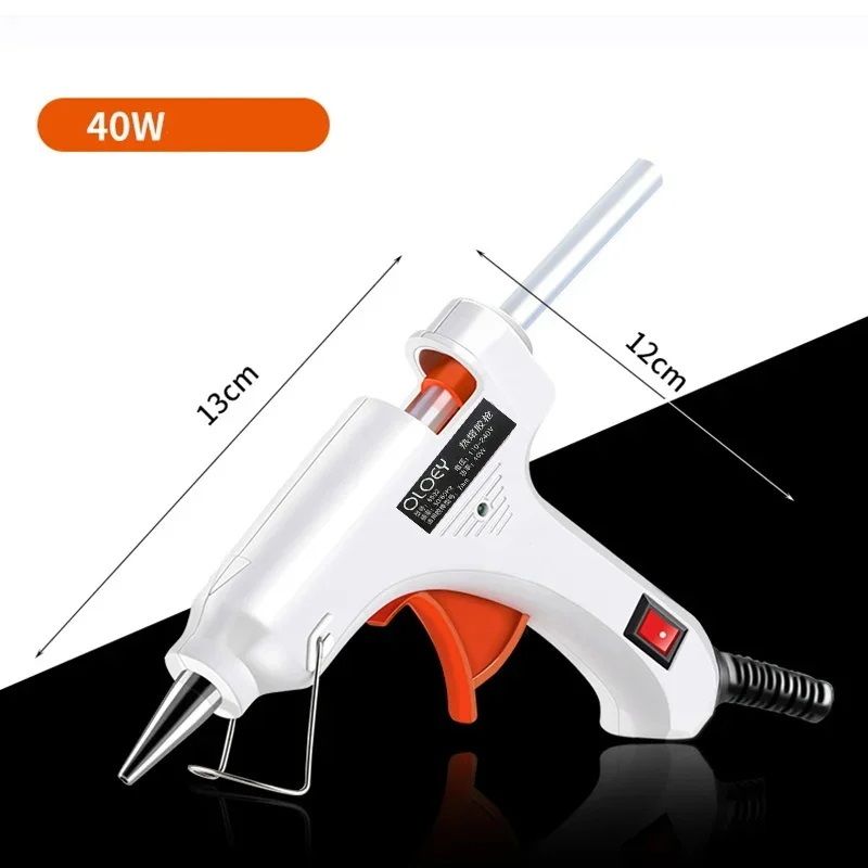 Hot Melt Glue GunWith 5pcs Glue Stick Mini Indusrial Adhesive Hot Gun Electric Heat Temperature Gun Repair Tool