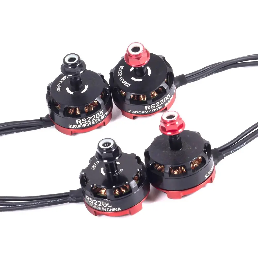 Brushless Motor RS2205 2300KV CW/CCW aircraft model four axis 5-inch for 2-6s 20A/30A/40A FPV Racing Quadcopter ESC Drone