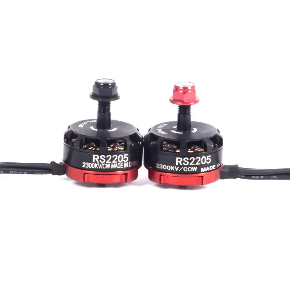 Brushless Motor RS2205 2300KV CW/CCW aircraft model four axis 5-inch for 2-6s 20A/30A/40A FPV Racing Quadcopter ESC Drone