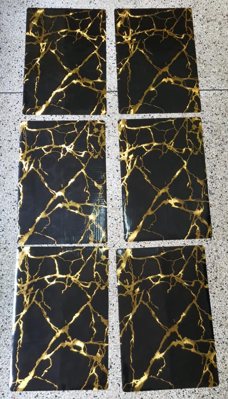 Double sided Marble profile table mats