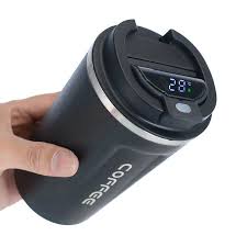 VACUUM FLASK. ✅ Stainless steel coffee tumbler thermos cup with intelligent temperature display ✅ Portable travel mug ✅ Capacity 510 Mls