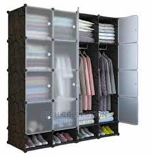 【Promotions】Jaza Keja 12 Grids 3 Columns Plastic Clothes Wardrobe Storage Shelf With Shoes Storage Box for Books Clothes Toys Sundries Space Saving Household Organizer