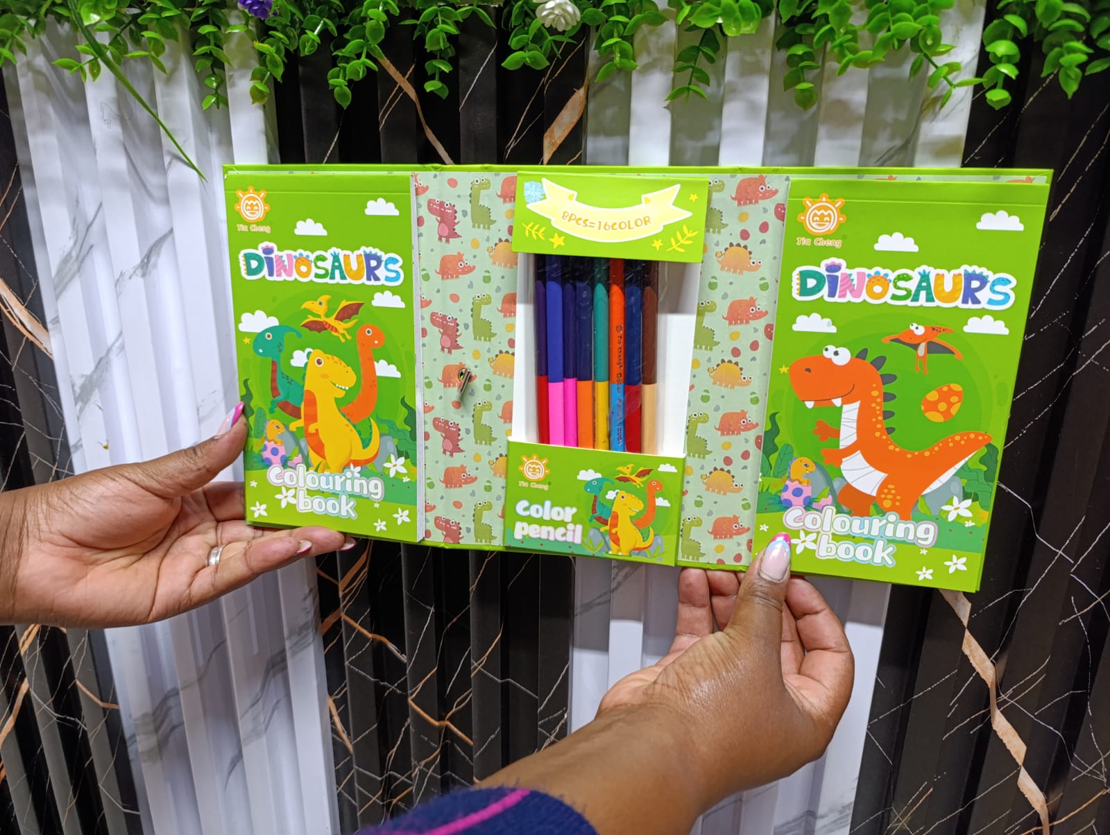 COLOURING BOOKS. Kids colouring books with 60 sheets filled with creative colouring designs and 8 two- color pencils, Comes with portable organizer art case which is compact and easy to carry