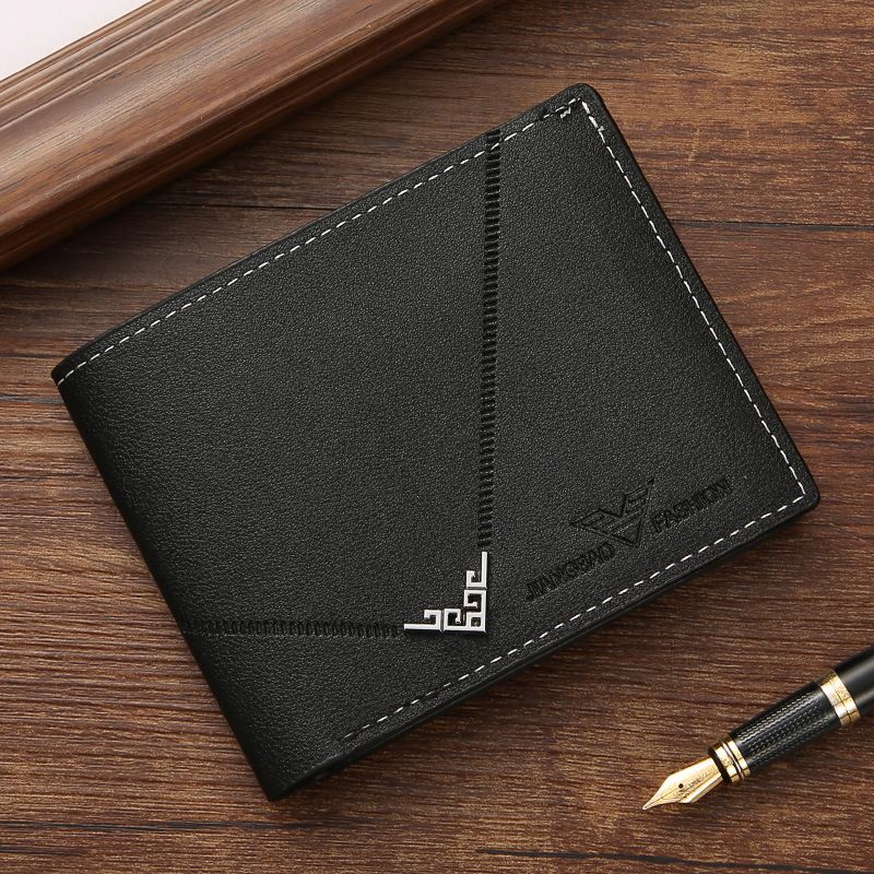 Man's Leather Wallet Holder Purse Pocket Slim Wallet