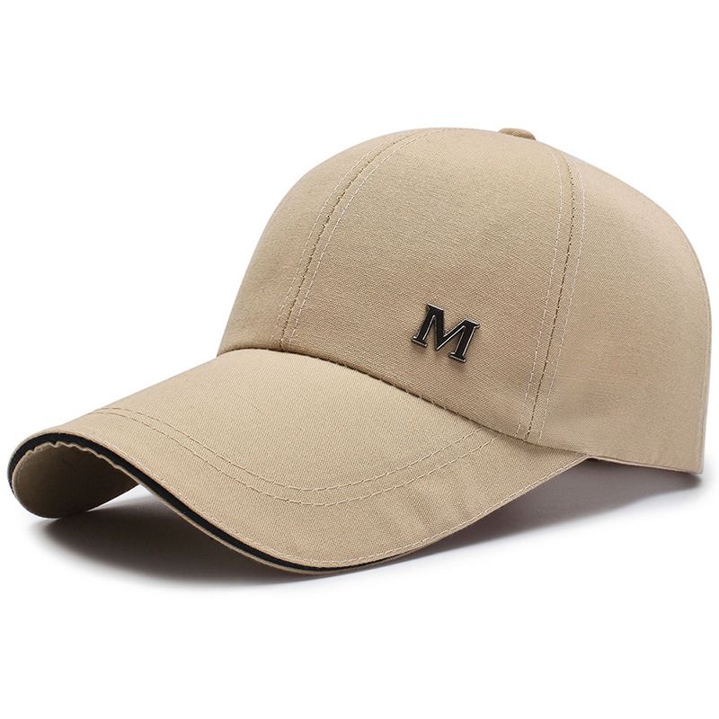 Man Baseball Cap Sunshade Suncap outdoor large brim caps men's canvas shade fishing cap