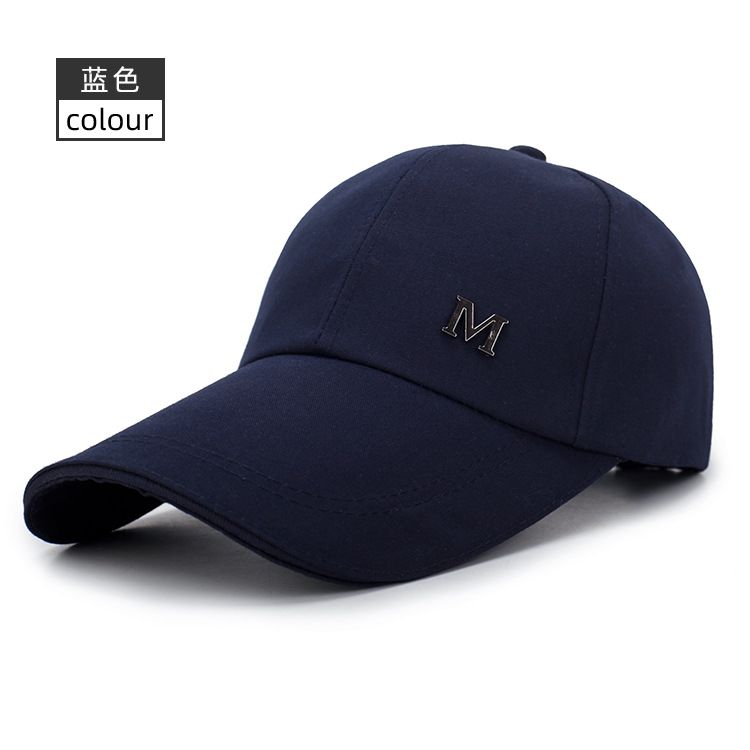 Man Baseball Cap Sunshade Suncap outdoor large brim caps men's canvas shade fishing cap
