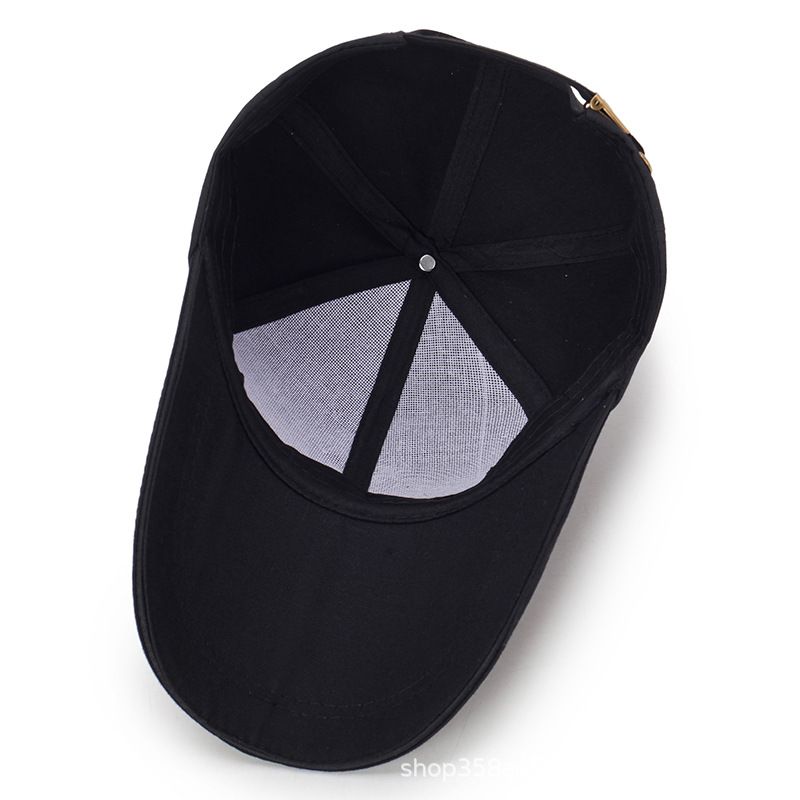 Man Baseball Cap Sunshade Suncap outdoor large brim caps men's canvas shade fishing cap