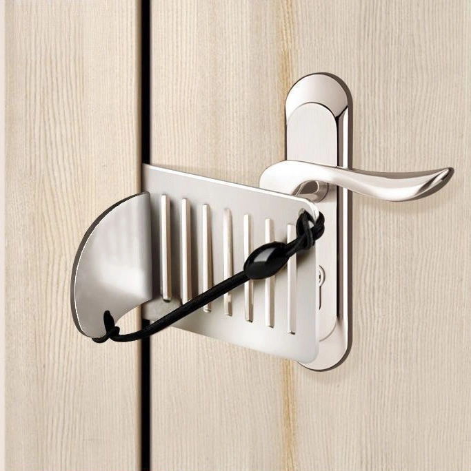 portable door lock household hotel buckle door anti opening device travel door stopper improved apartment security hotel door lock