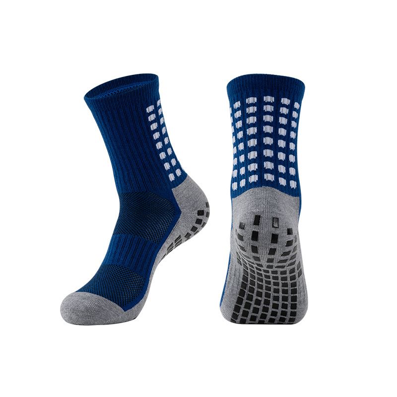 4 pairs of Breathable Towel Bottom Sweat-absorbent Anti-odor Elastic Non-slip Sports Socks football socks