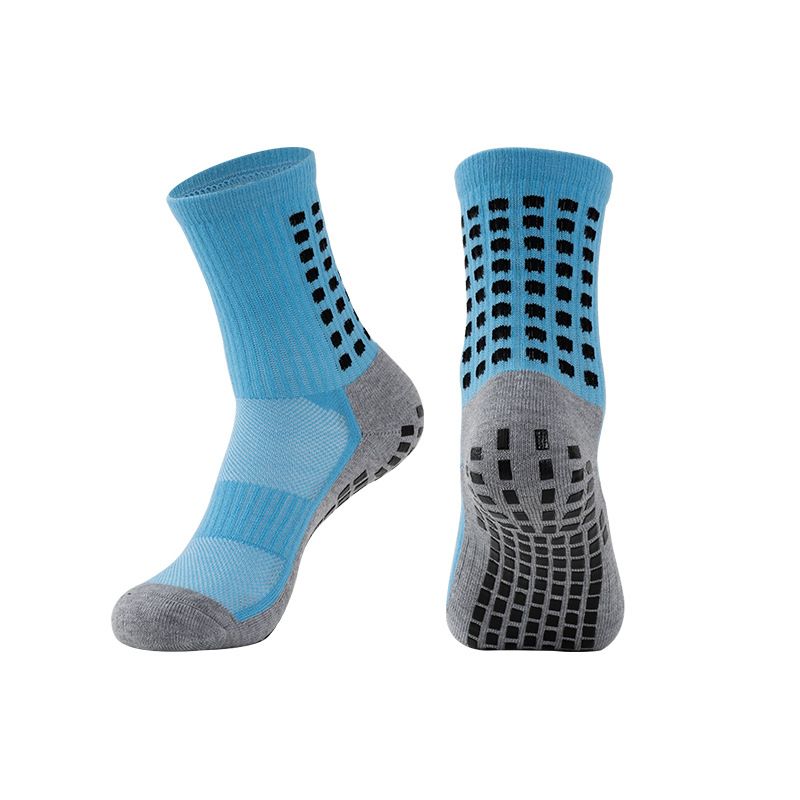 4 pairs of Breathable Towel Bottom Sweat-absorbent Anti-odor Elastic Non-slip Sports Socks football socks