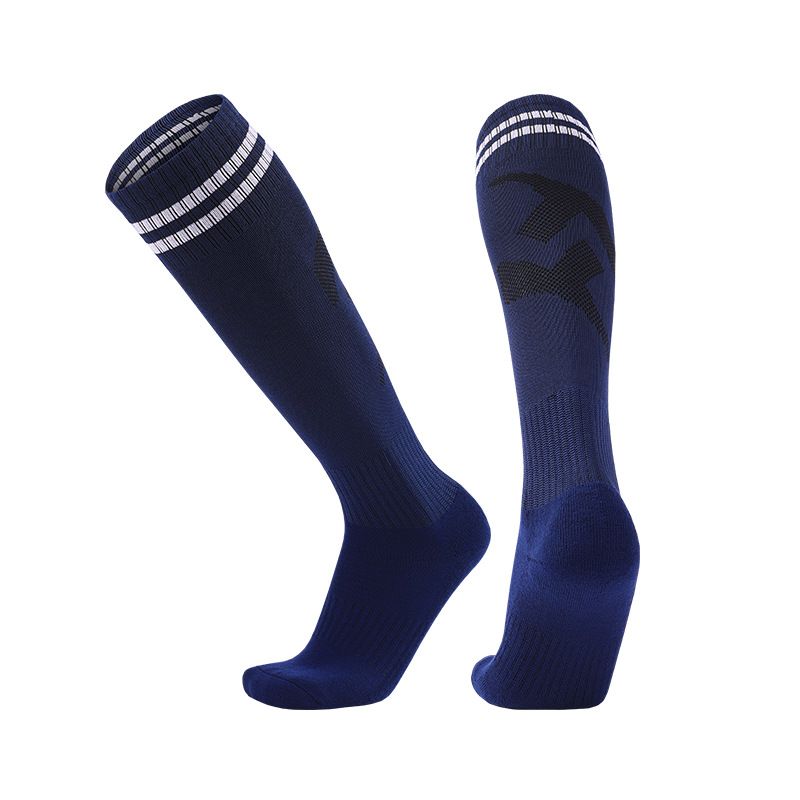 3 pairs Long Knee High Athletic Sports socks Anti Slip men sports football socks Knee Socks New Soccer Socks Compression Outdoor Sports Gym socks