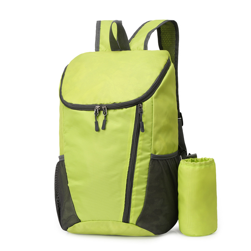 Ultra lightweight waterproof backpack bag packable foldable hiking backpack bag woman man day pack for travel capping outdoor bag