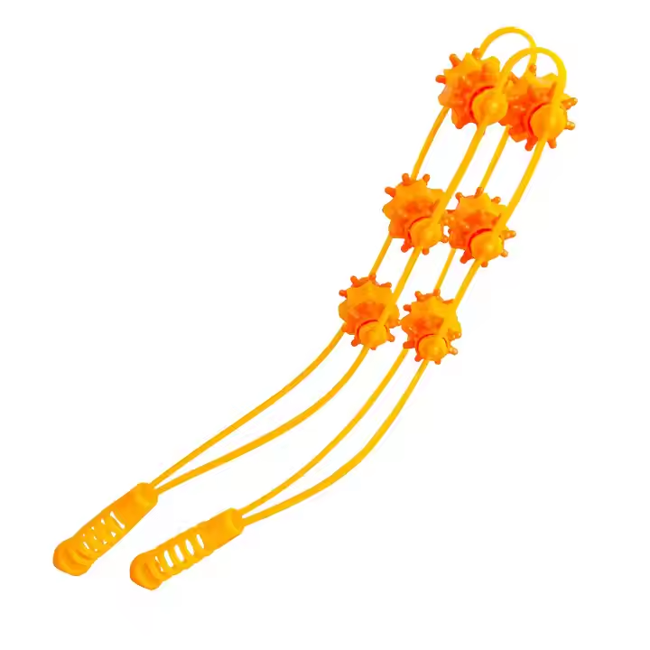 Easy Use Handheld Massager Back Manual Roller Massager Strip Dredge the Meridians Pull Neck Shoulder Back Massager