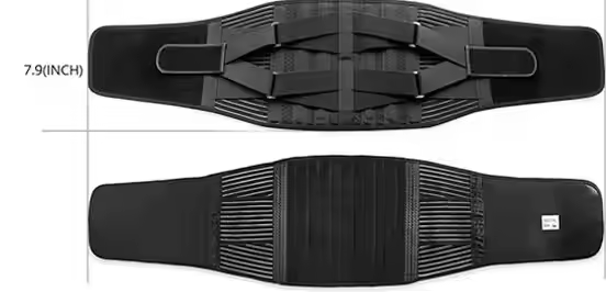Lower Back Pain Relief with 6 Stays Breathable Waist Orthopedic Corset Spine Decompression Double Pull Back Lumbar Support Belt Back Braces Back Support Belt