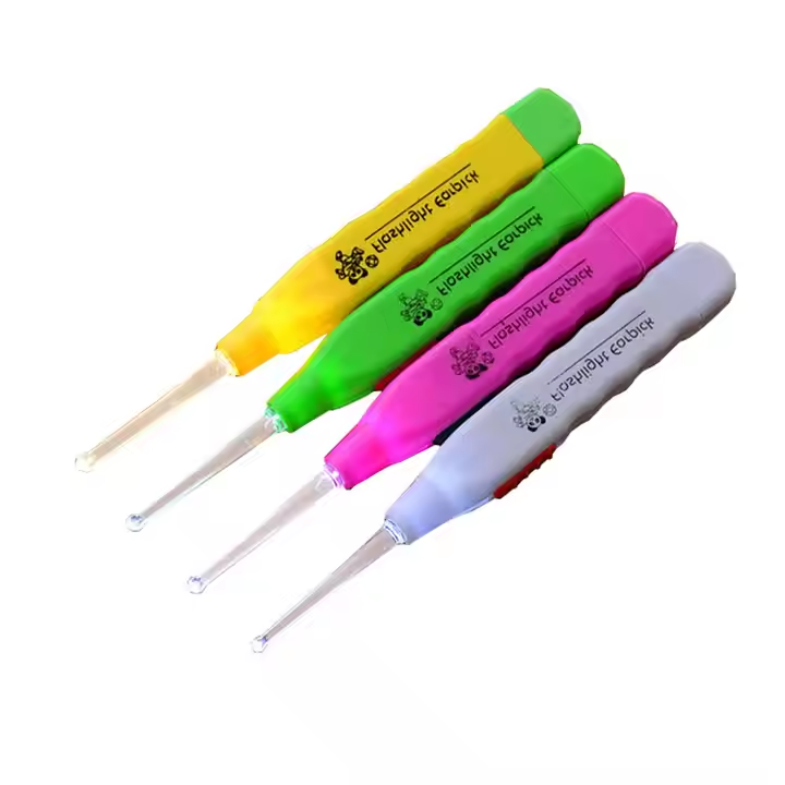 Light LED Earpick Dig Earwax Cleaner Earwax Remover Luminous Earpick Ear Cleaning Tools set