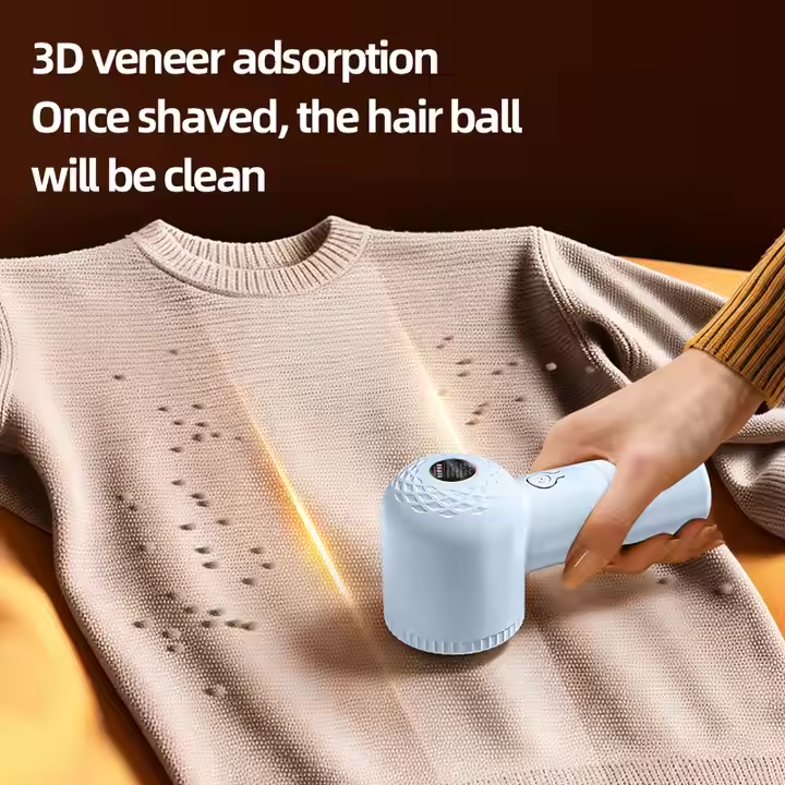 Rechargeable fabric shaver 6 blades electric lint removel does not hurt clothes Small Portable Electric Sweater Lint Remover Fabric Shaver