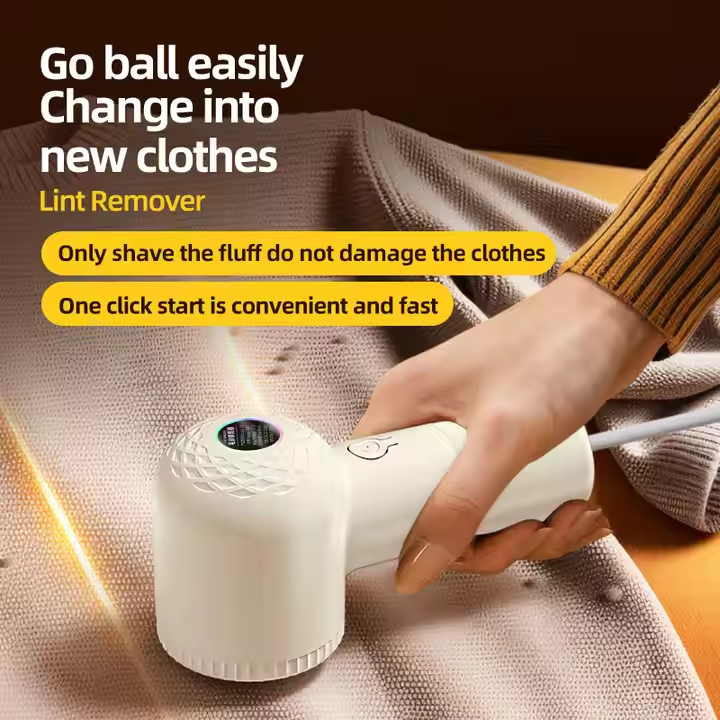 Rechargeable fabric shaver 6 blades electric lint removel does not hurt clothes Small Portable Electric Sweater Lint Remover Fabric Shaver