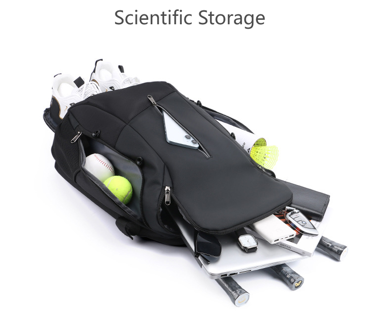 Basketball Equipment Backpack Volleyball Training Bag With External Ball Net and Shoe Compartment for outdoor sports