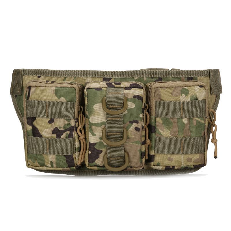 Multi-functionl Waist Pack Bag Jungle Hunting Ranger CP Camo Waist Pocket Outdoor Tactical Sports Riding Waist Bag