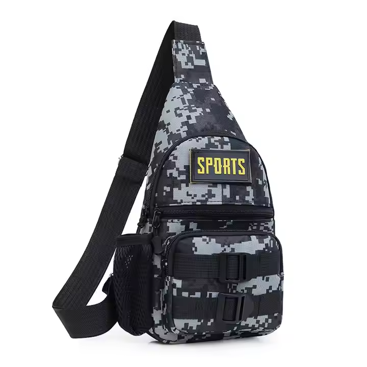 Leisure Oxford Waterproof Tactical Sling Bag Water Bottle Holder Outdoor Cool Chest Bag