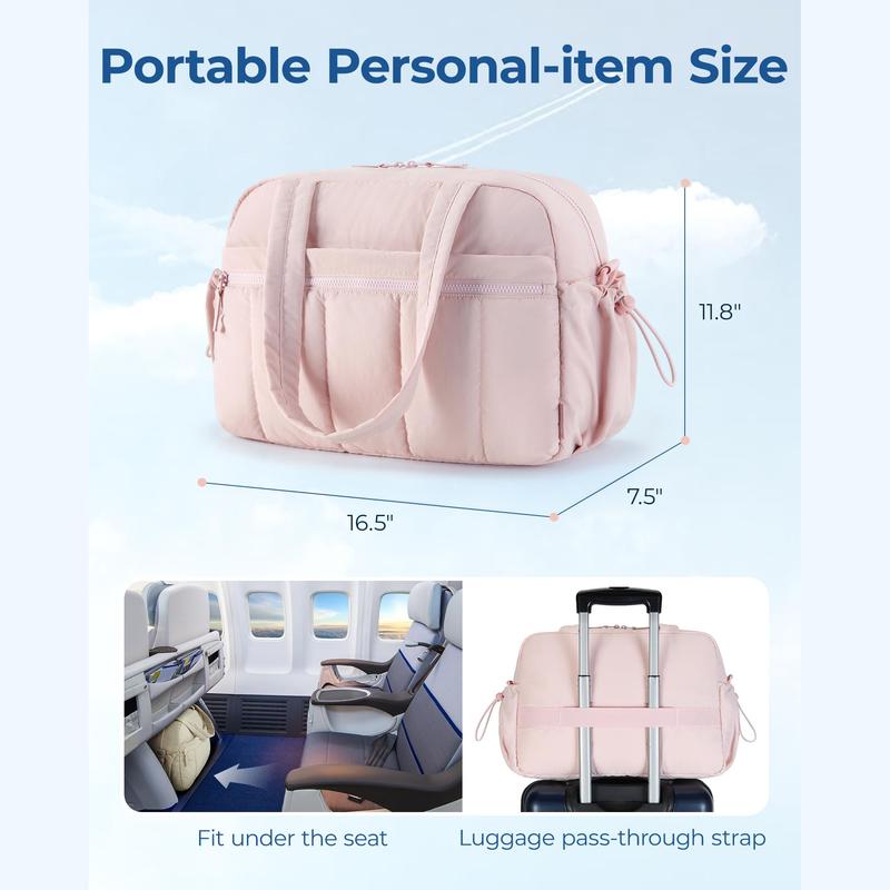 Travel Duffel Bag, Gym Bag for Women with Wet Pocket, Carry on Weekender Bags for Women, Water Resistant Workout Bag Sports Gym