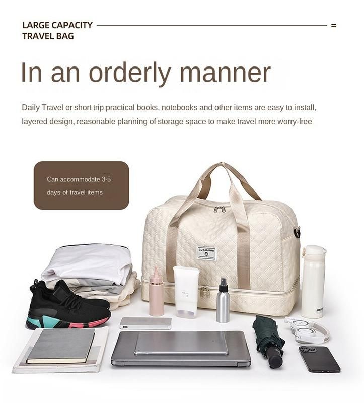 Travel Duffle Bag,Weekender Bags for Women with Shoe Compartment，Carry on Overnight Bag ,Gym Duffel Bag, Hospital Bags for Labor and Delivery