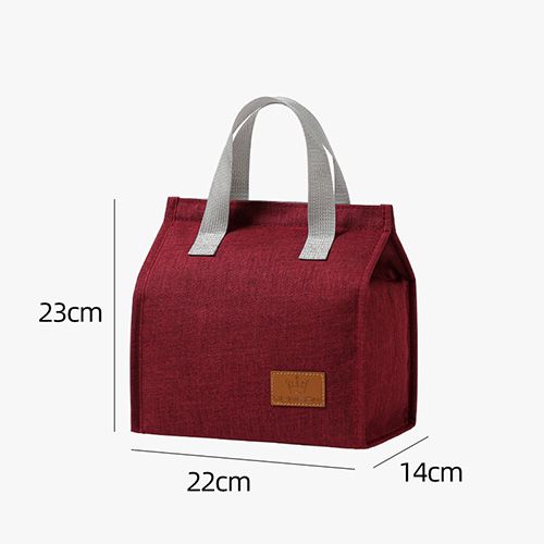 New Arrival Portable Thermal Insulated Lunch Tote Cooler Bags Thickened Travel Bento Lunch Bag for Work