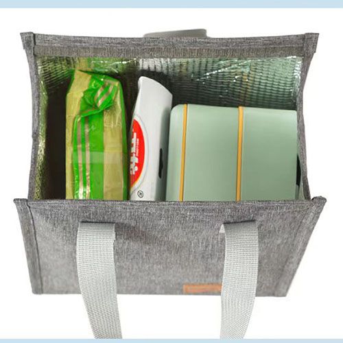 New Arrival Portable Thermal Insulated Lunch Tote Cooler Bags Thickened Travel Bento Lunch Bag for Work