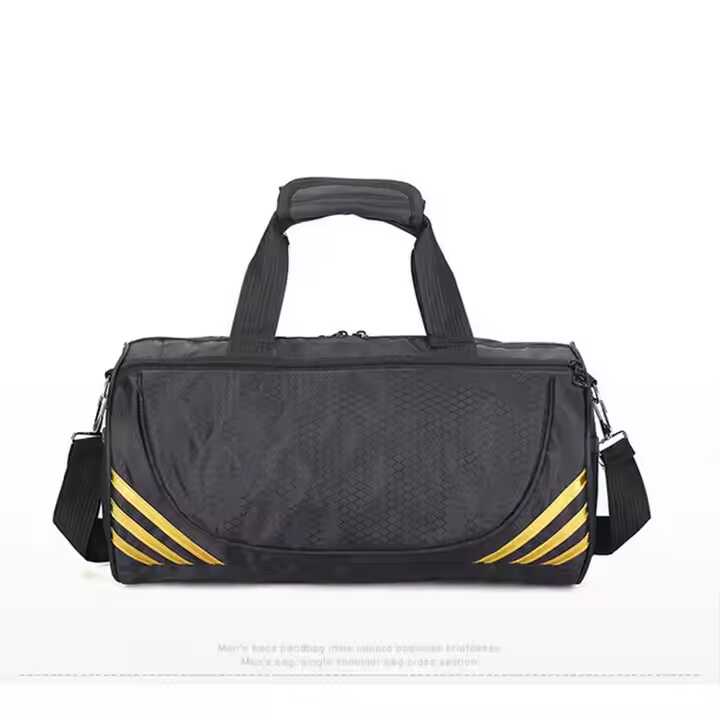 Heavy Duty Large Fitness Travel Duffle Bag Waterproof Black Mens Sports Gym Duffel Bag with Shoes Compartment Outdoor Duffle Gym Bag Travelling Bag for Men