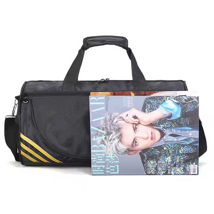 Heavy Duty Large Fitness Travel Duffle Bag Waterproof Black Mens Sports Gym Duffel Bag with Shoes Compartment Outdoor Duffle Gym Bag Travelling Bag for Men