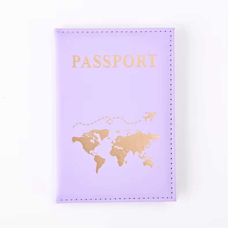Smooth Skin PU Passport Cover Travel Passport Cover Sleeve Slim Passport Holder case