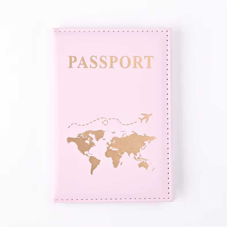 Smooth Skin PU Passport Cover Travel Passport Cover Sleeve Slim Passport Holder case