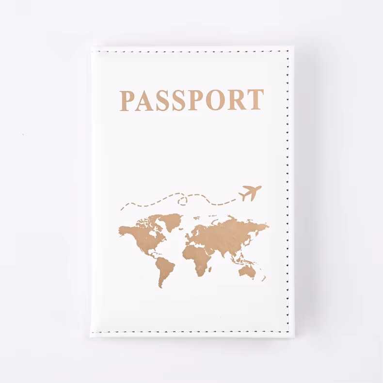 Smooth Skin PU Passport Cover Travel Passport Cover Sleeve Slim Passport Holder case