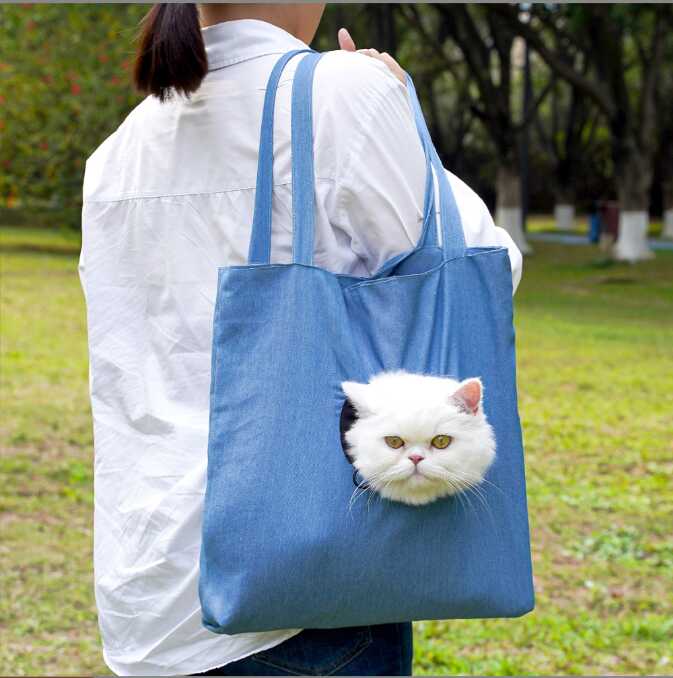 Fashionable Pet Outdoor Bag Cute Pet Carrier Bag with Lovely Patterns Practical Cat Dog Travel Pockets for Small Animals Outing