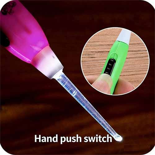 Light LED Earpick Dig Earwax Cleaner Earwax Remover Luminous Earpick Ear Cleaning Tools set