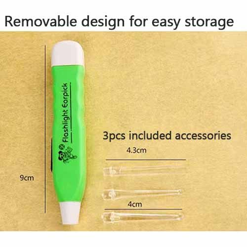 Light LED Earpick Dig Earwax Cleaner Earwax Remover Luminous Earpick Ear Cleaning Tools set