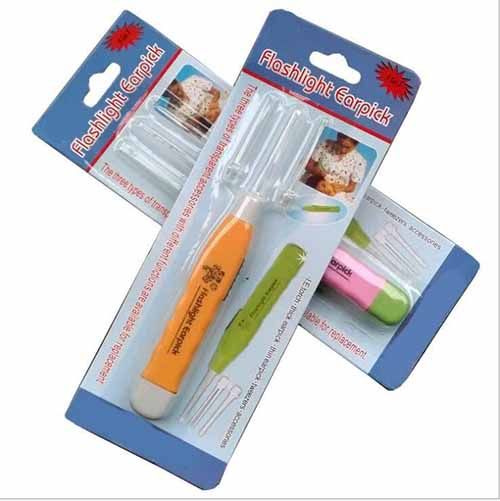 Light LED Earpick Dig Earwax Cleaner Earwax Remover Luminous Earpick Ear Cleaning Tools set