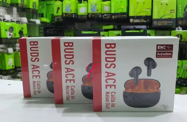Itel Buds Ace in Ear TWS Earbuds with 40H Playtime, Quad Mic ENC, IPX5, 10MM Bass Boost Drivers,BT Version 5.3, Fast Charging