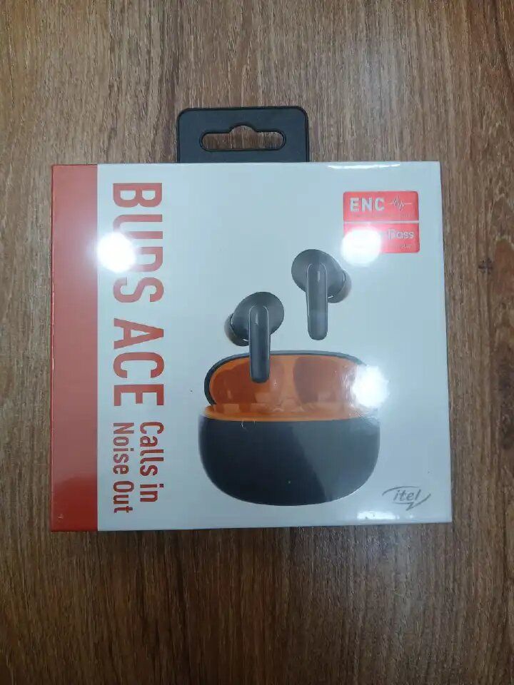 Itel Buds Ace in Ear TWS Earbuds with 40H Playtime, Quad Mic ENC, IPX5, 10MM Bass Boost Drivers,BT Version 5.3, Fast Charging