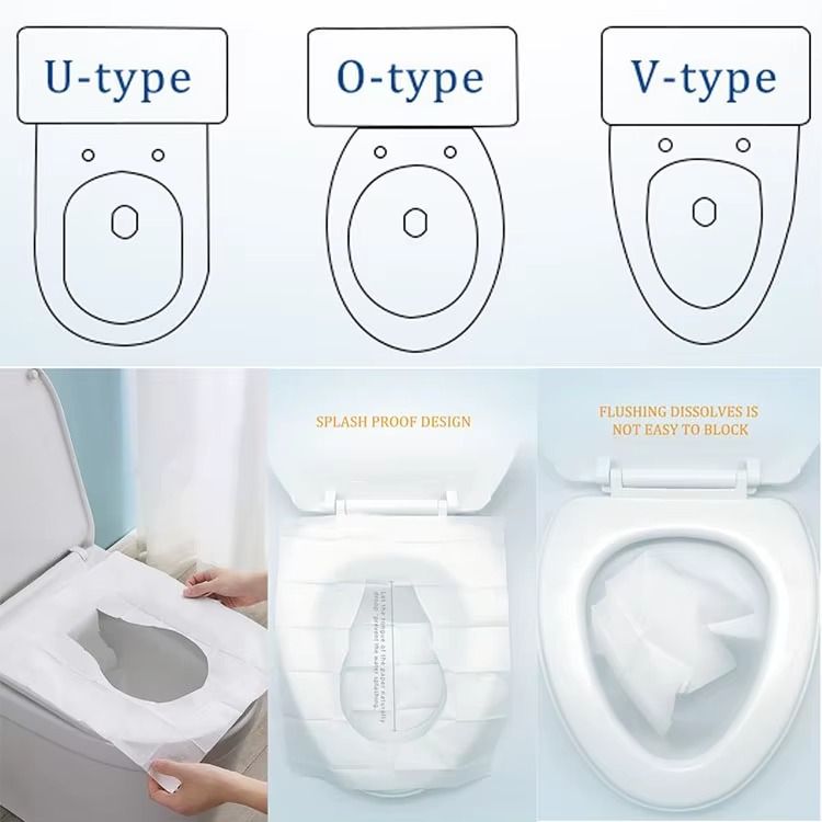Convenient Disposable Hygienic Toilet Seat Cover for Toddler Potty Training and Pregnant Mom Adult