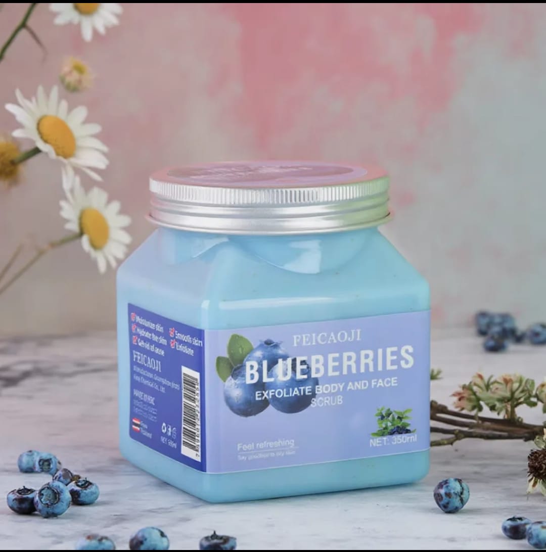 350G FOAMING FACE AND BODY SCRUB EXFOLIATING ,MOISTURISE,HYDRATES,GET RID OF ACNE,AND SMOOTHES THE SKIN