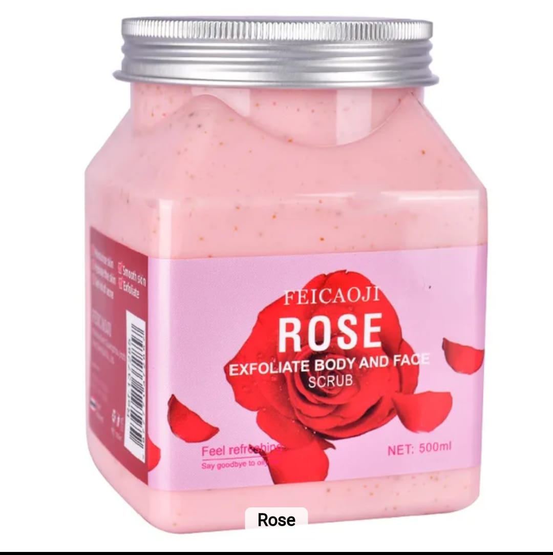 350G FOAMING FACE AND BODY SCRUB EXFOLIATING ,MOISTURISE,HYDRATES,GET RID OF ACNE,AND SMOOTHES THE SKIN