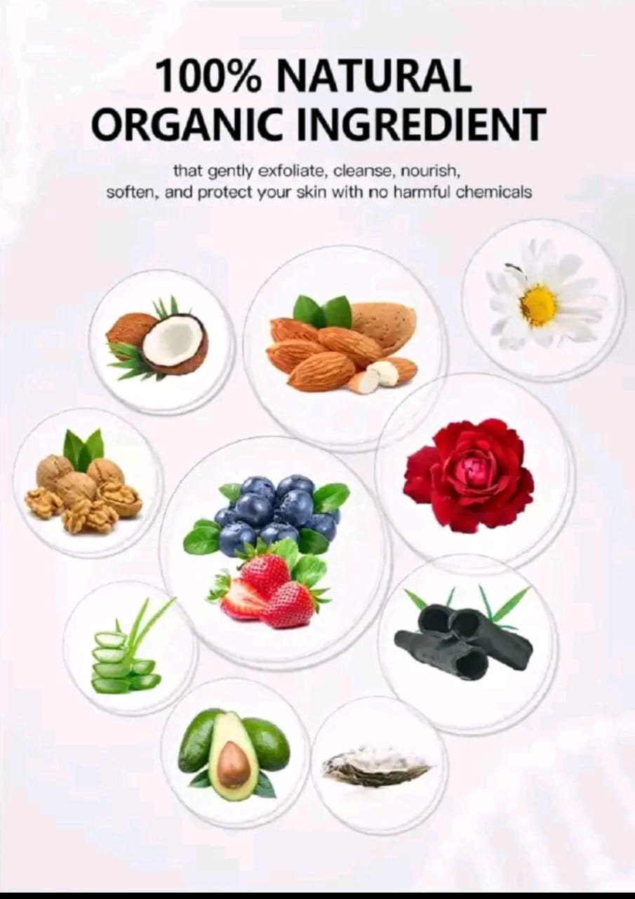 BUY 610G EXFOLIATING MOROCCAN ROSE BODY SCRUB MADE WITH SHEA BUTTER, PINEAPPLE AND PAPAYA GET A KOJIC HANDCREAM FOR FREE.