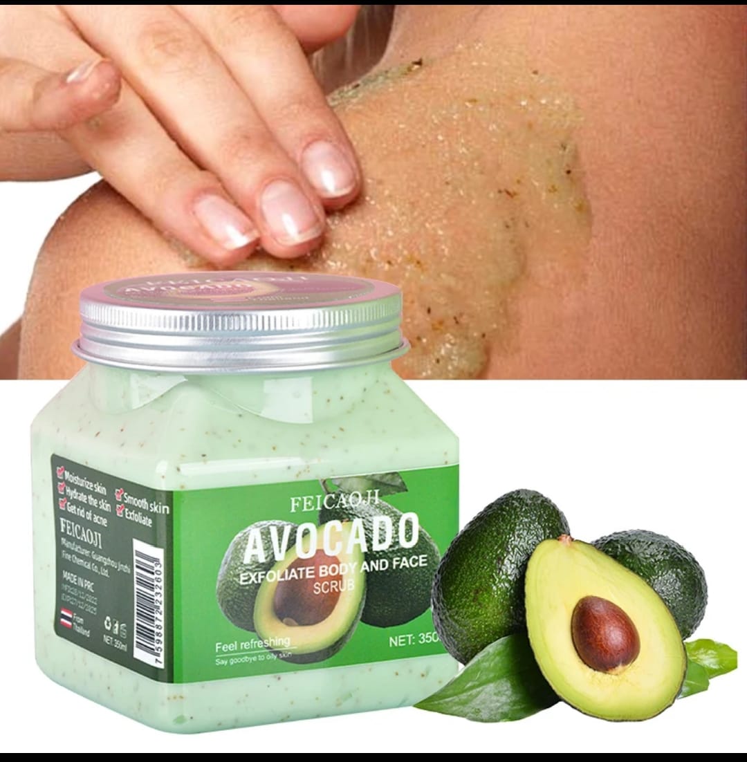 350G FOAMING FACE AND BODY SCRUB EXFOLIATING ,MOISTURISE,HYDRATES,GET RID OF ACNE,AND SMOOTHES THE SKIN