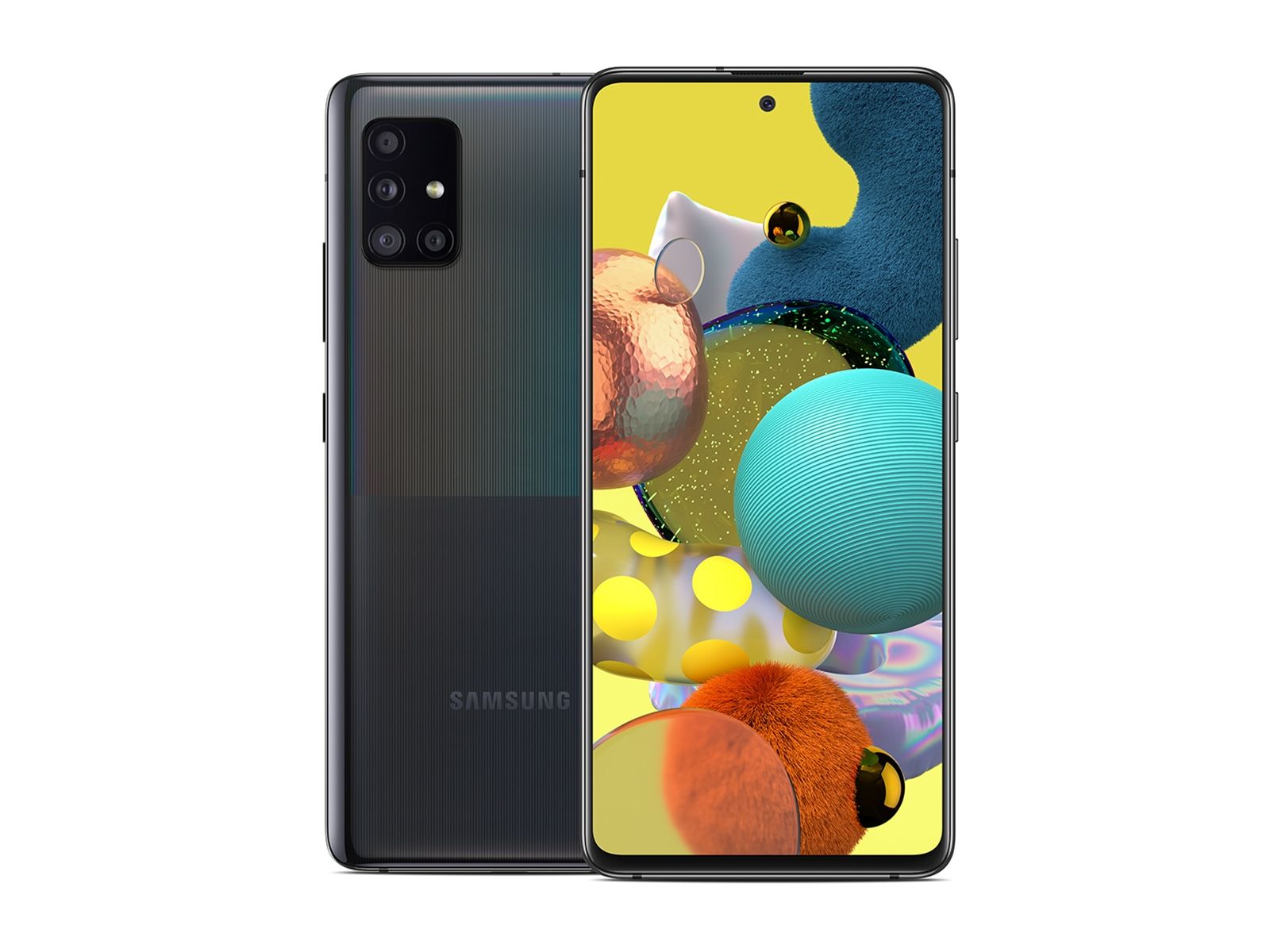 A51,
64GB+4GB,
Battery;4000mAh,
