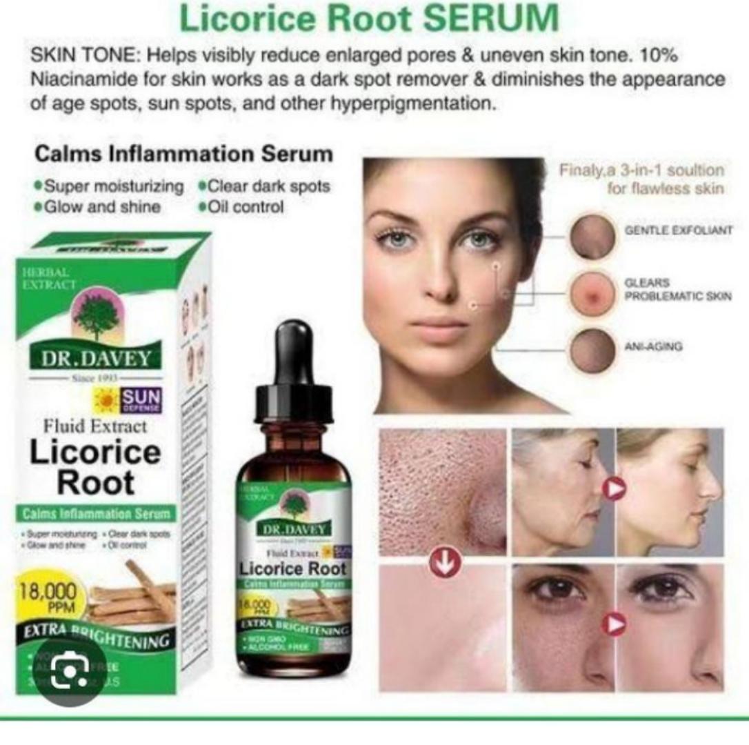 licorice Root whitening face serum ( Anti Acne, Anti aging, eye Serum)